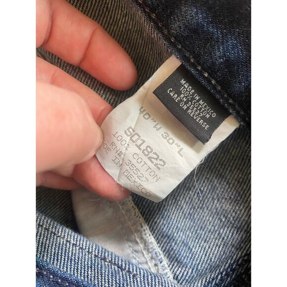 Vintage Marithe Francois Girbaud Jeans Mens 40 x 30 Carpenter Baggy Hip Hop - Picture 7 of 7